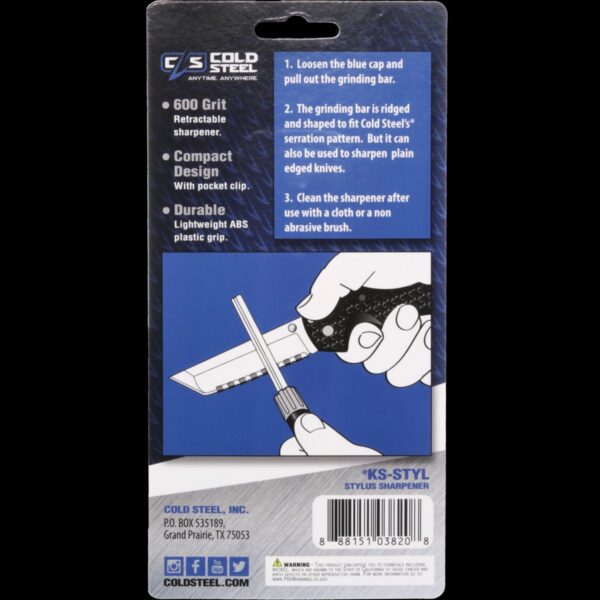 Cold Steel Stylus Knife Sharpener - Image 4