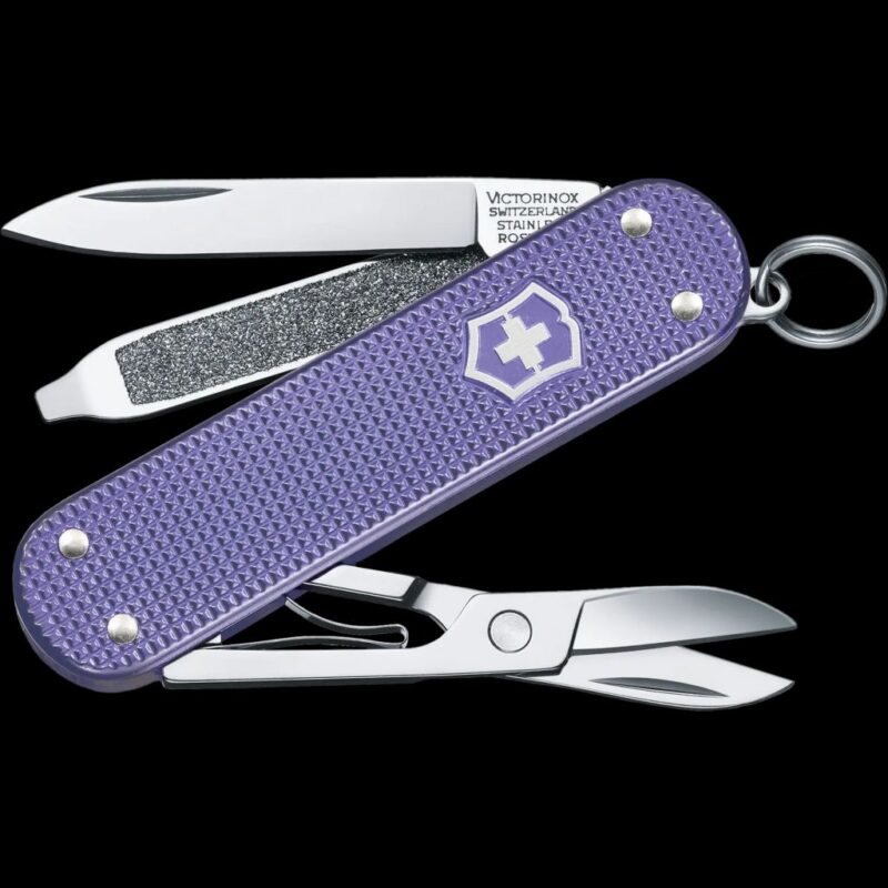 Victorinox Classic SD Alox Colors, Electric Lavender - Blades.co.uk