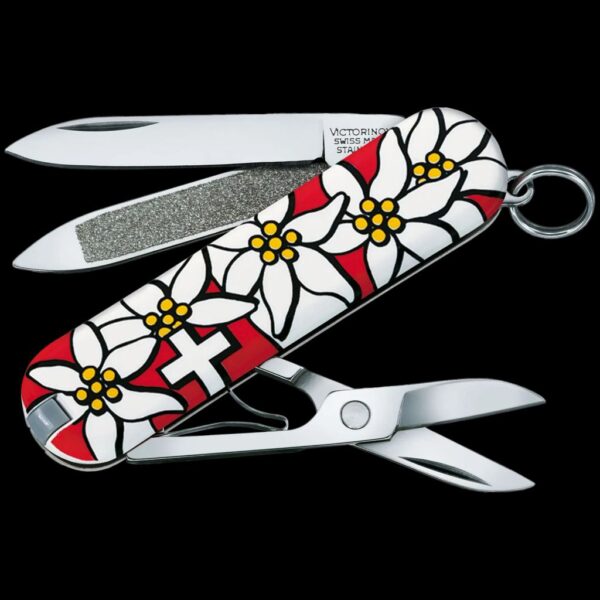 Victorinox Classic SD, 58 mm, Edelweiss
