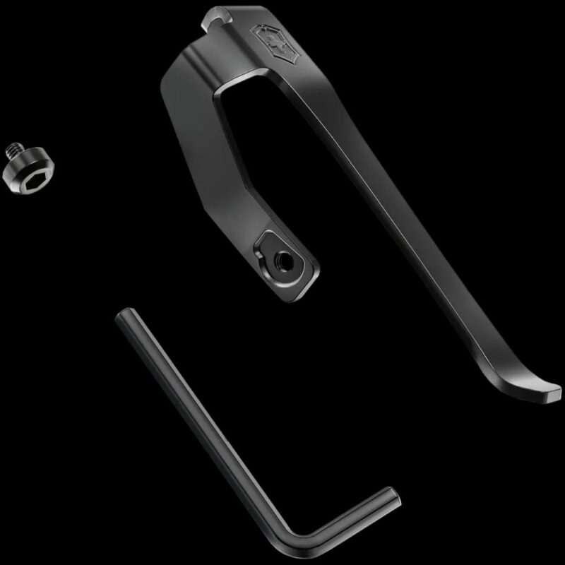Victorinox Swiss Tool Spirit Clip Portachiavi - Accessorio In Acciaio Inossidabile Nero - Pratico Clip Da Trasporto Per Coltellino Svizzero - 3