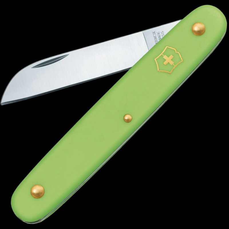 Victorinox Floral Knife, 100 mm, Green Pastel, Straight Blade Blades