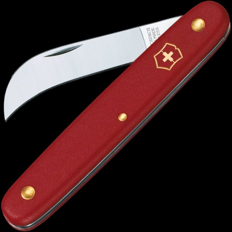 Victorinox Pruning Knife, XS, 100 mm, Red, Blister Blades.co.uk