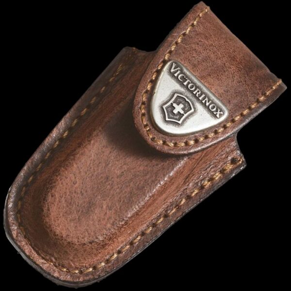 Victorinox Belt Pouch, Leather, 72 mm, Hook-and-Loop fastener