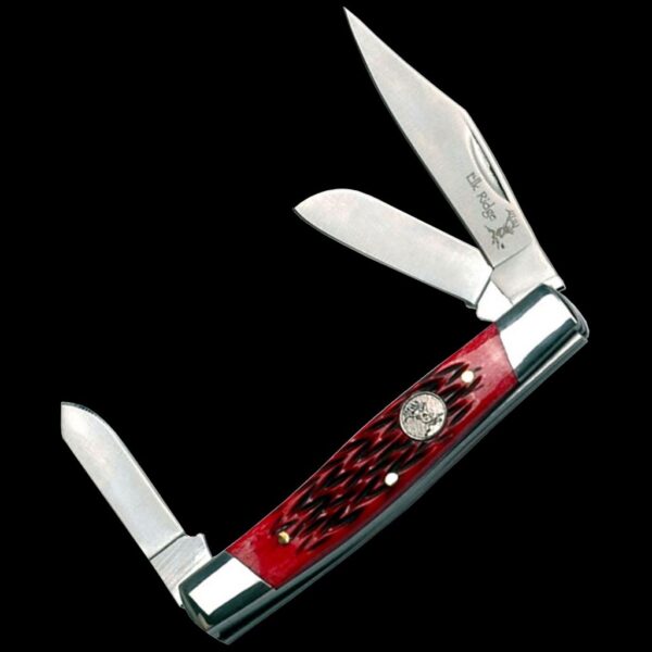 Elk Ridge Faux Red Jig Bone Stockman