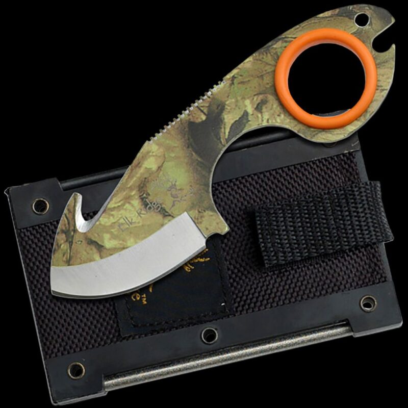 Elk Ridge Camo Fixed Blade Knife - Blades.co.uk