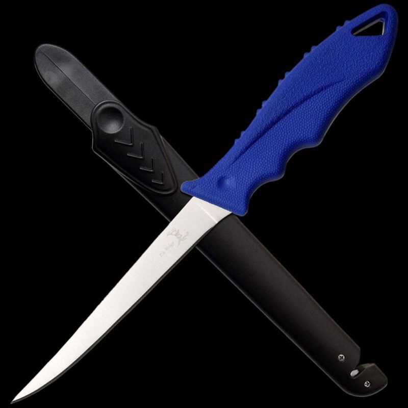 Elk Ridge Fillet Knife with In-Sheath Sharpener - Blades.co.uk