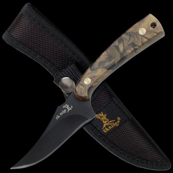 Elk Ridge Camo Fixed Blade Knife