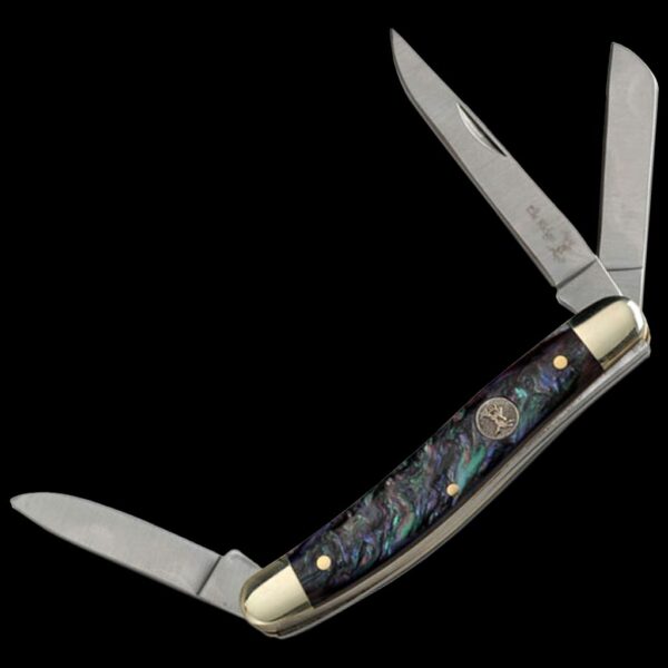 Elk Ridge Faux Abalone Stockman