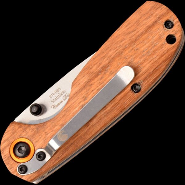 Elk Ridge Zebra Wood Folding Knife - Image 2