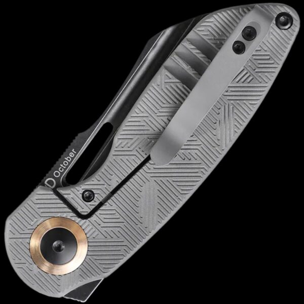 Kizer October Black Stonewashed Folding Knife - Image 2