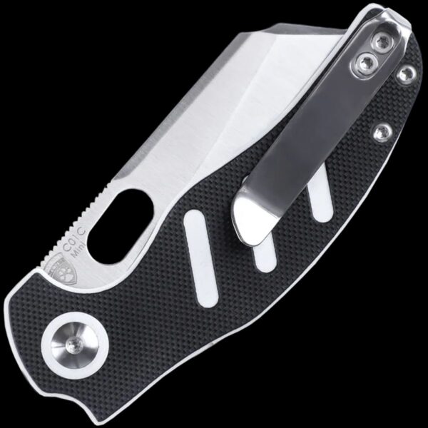 Kizer C01c(Mini) Black/White G-10 - Image 2