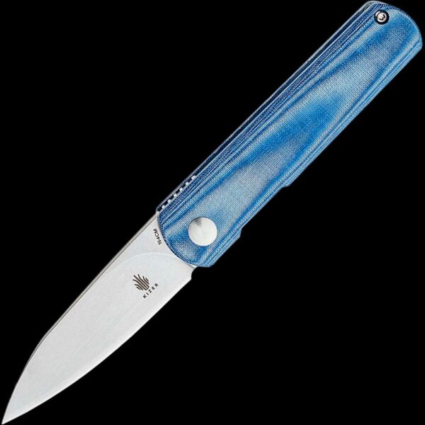 Kizer Feist Blue Denim Micarta