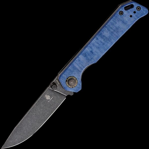 Kizer Feist Blue Denim Micarta Black Stonewash