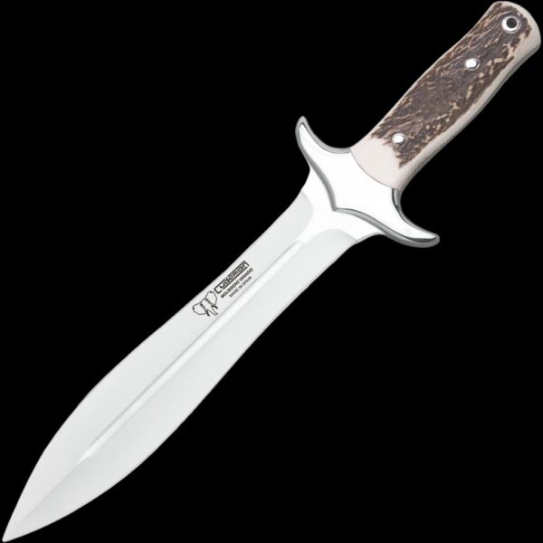 Cudeman Deer Stag Spear Point Hunting Knife 104-C