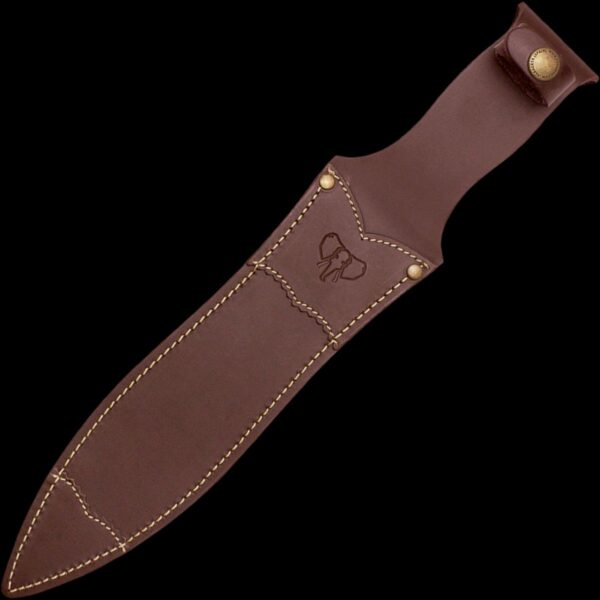 Cudeman Red Pakkawood Spear Point Hunting Knife 104-R - Image 3