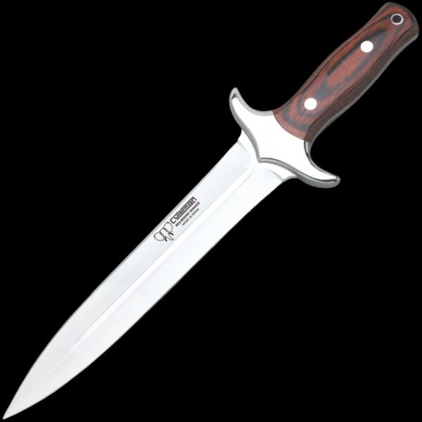 Cudeman Pakkawood Spear Point Hunting Dagger 105-R