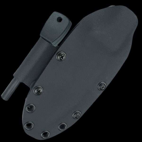 Cudeman Mini Green Beret G10 Orange (Kydex Sheath) - Image 2