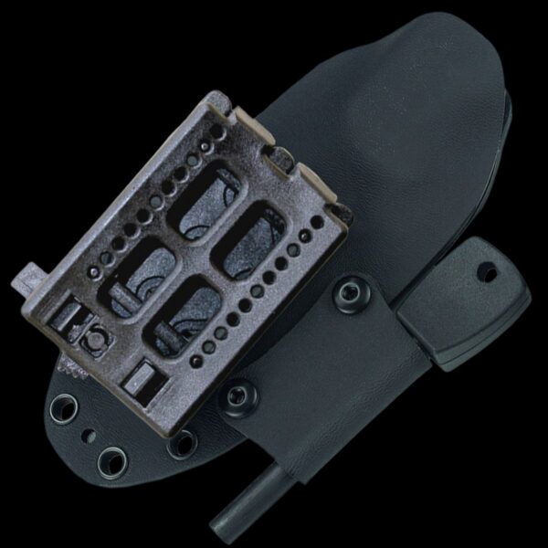 Cudeman Mini Green Beret G10 Orange (Kydex Sheath) - Image 3