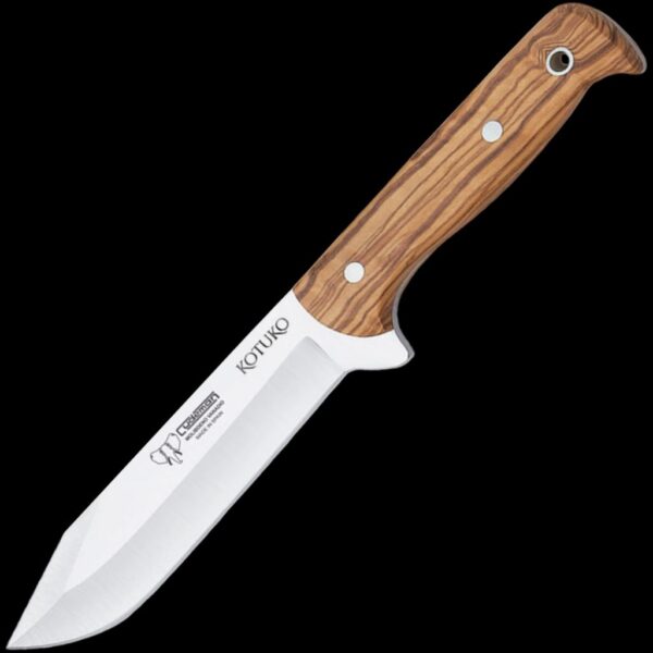 Cudeman Olive Wood Hunting Knife 119-L