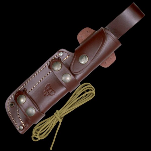 Cudeman JJSK-2 Survival Knife Brown w/Leather Sheath - Image 2
