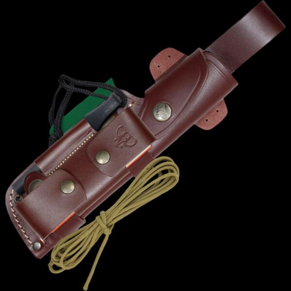 Cudeman JJSK-2 Survival Knife Brown w/Kit - Image 2