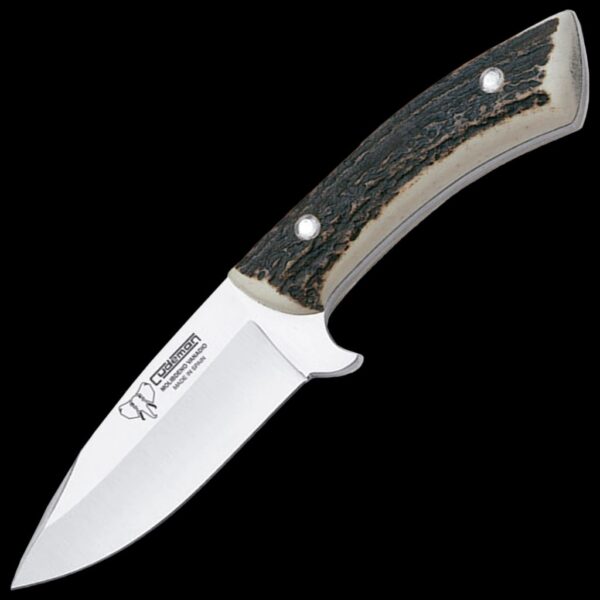 Cudeman Polished Deer Stag Handle Skinner