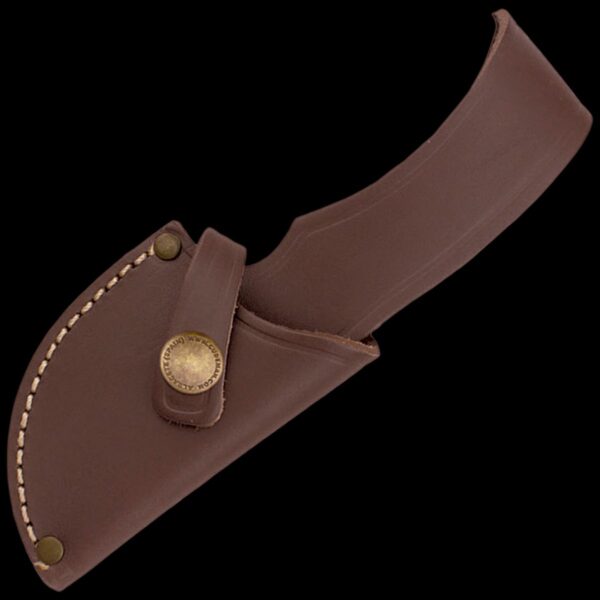 Cudeman Deer Stag Handle Gut Hook Fixed Blade Knife - Image 2