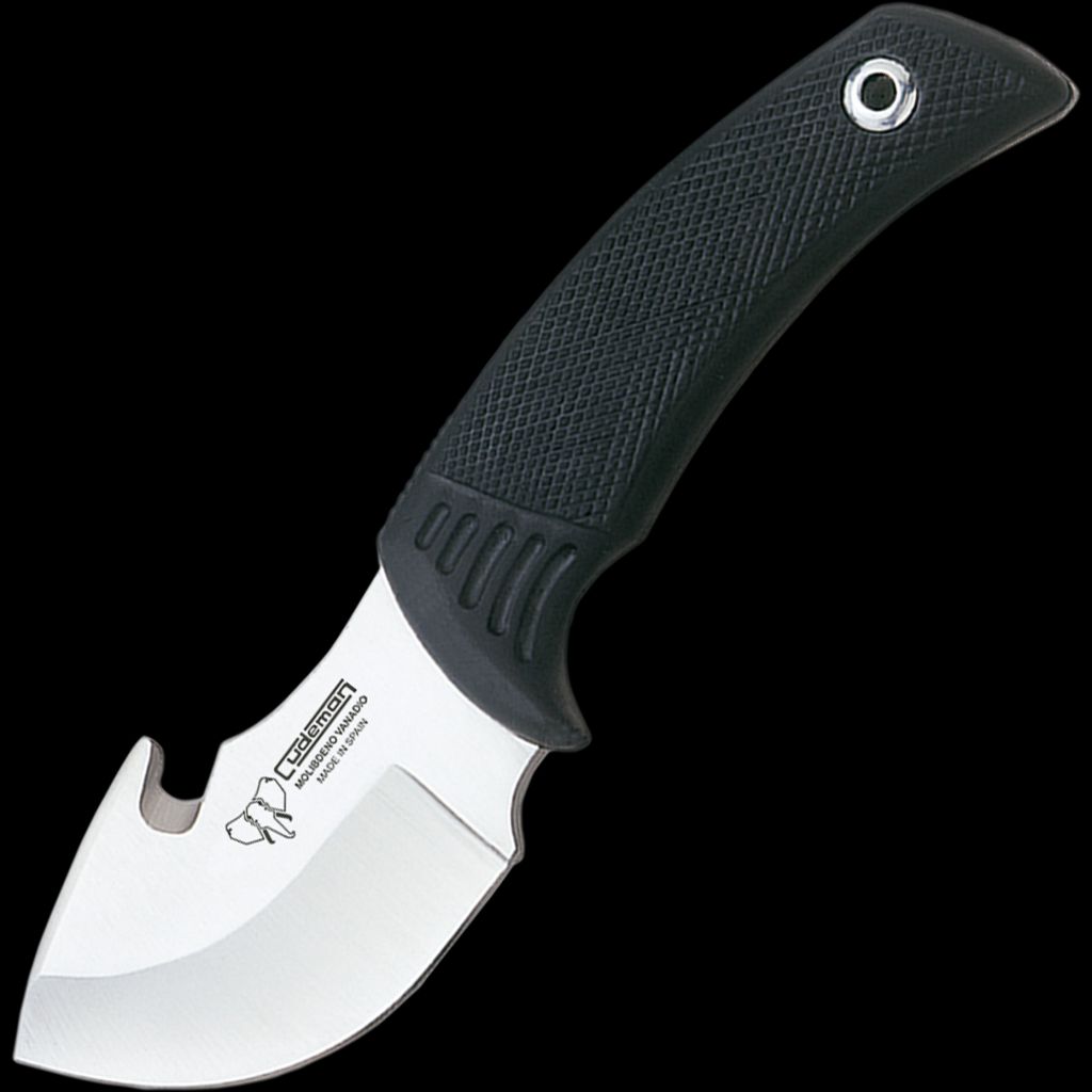 Cudeman Non-Slip Gut Hook Fixed Blade Knife 