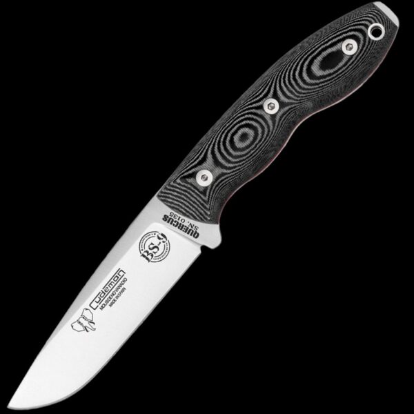 Cudeman Quercus Bushcraft Knife Black Micarta & Survival Kit