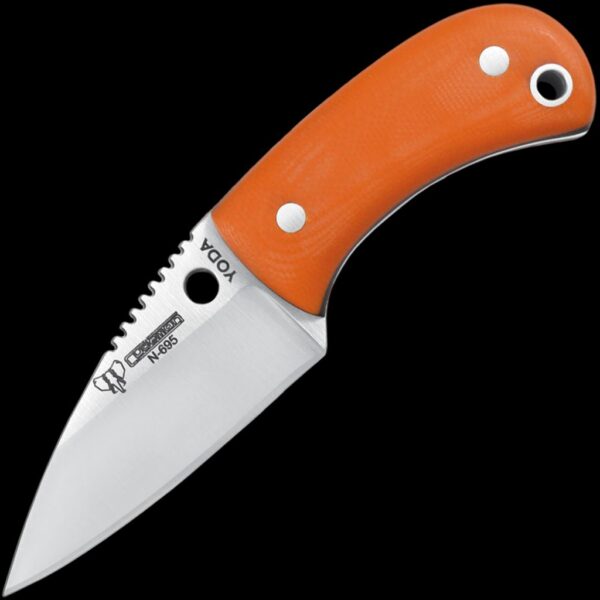 Cudeman 200-J-K Yoda Orange w/ Kydex Sheath