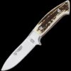 Cudeman Selous Deer Stag Fixed Blade Knife