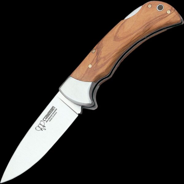 Cudeman 3.74" Olive Wood Pocket Knife