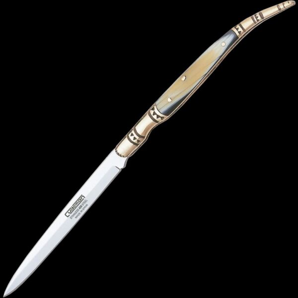 Cudeman XL Bull Horn Stiletto Pocket Knife