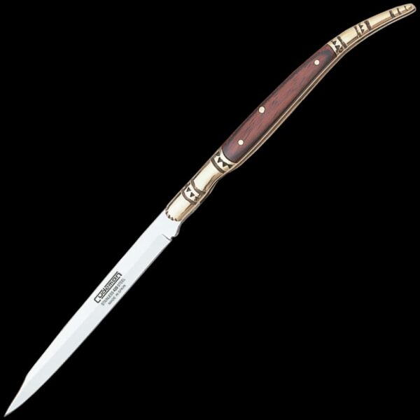 Cudeman XL Pakkawood Stiletto Pocket Knife