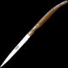 Cudeman Medium Olive Wood Stiletto Pocket Knife