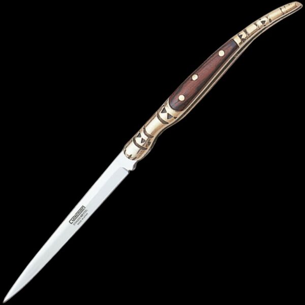 Cudeman Medium Pakkawood Stiletto Pocket Knife