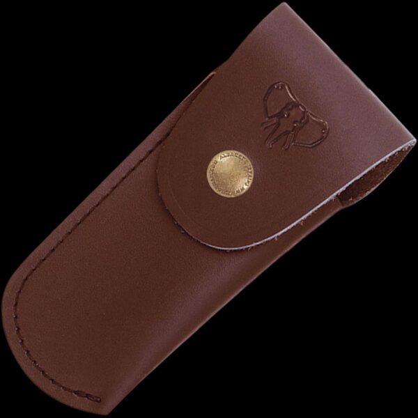 Cudeman Large Olive Wood Outdoor Pocket Knife w/Sheath - Image 2