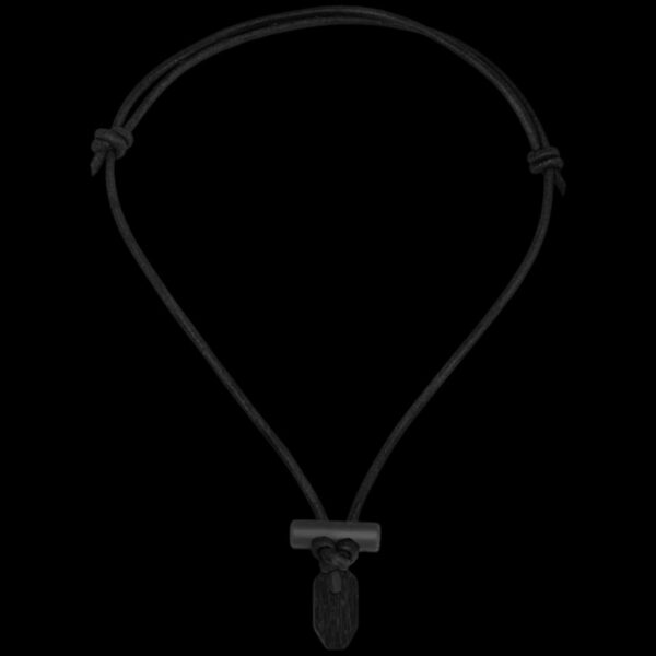 Wazoo Survival Gear Bushcraft Necklace - Black/Brown