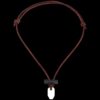 Wazoo Survival Gear Bushcraft Necklace - White/Brown
