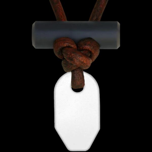 Wazoo Survival Gear Bushcraft Necklace - White/Brown - Image 2