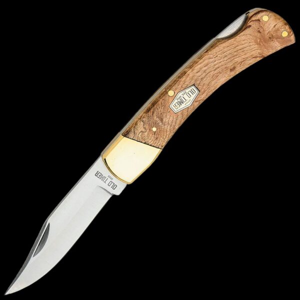 Old Timer 5" Golden Bear with Desert Iron Wood Handle