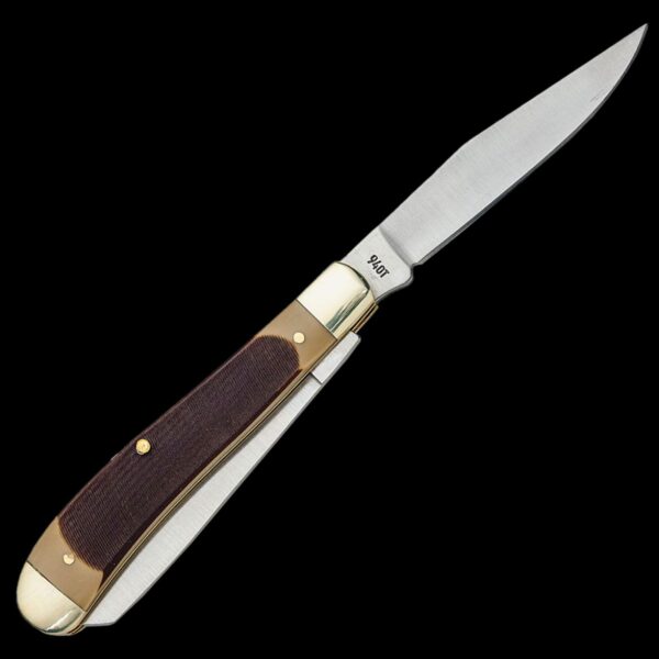Old Timer Gunstock Trapper 3 7/8" Closed 2 Blade - Image 3
