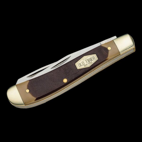 Old Timer Gunstock Trapper 3 7/8" Closed 2 Blade - Image 4