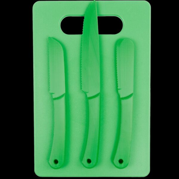 Ontario Knife Company Chromatics 4 pc Cutlery Set - Green