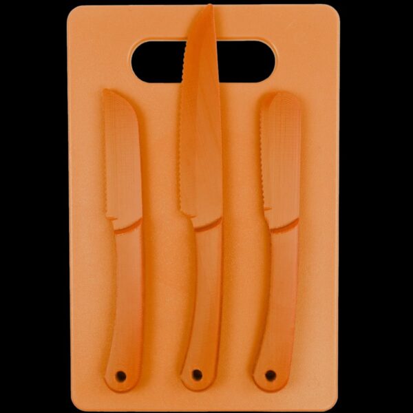 Ontario Knife Company Chromatics 4 pc Cutlery Set - Orange