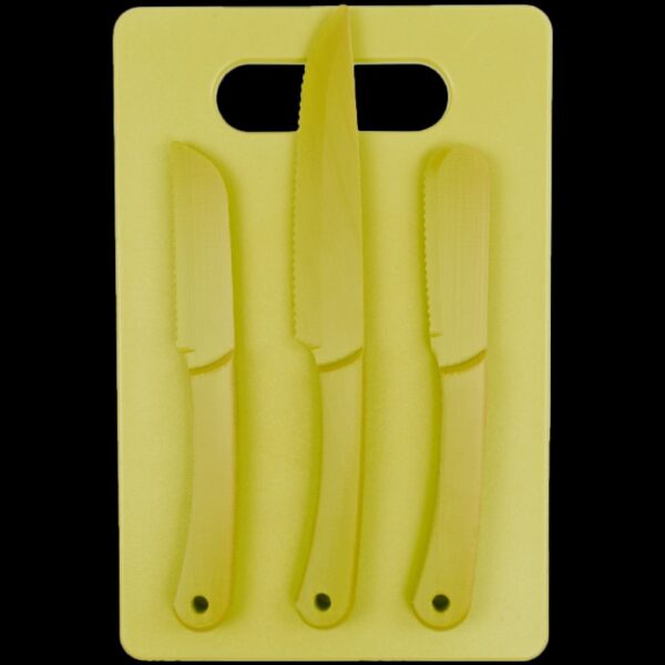 Ontario Knife Company Chromatics 4 pc Cutlery Set - Yellow