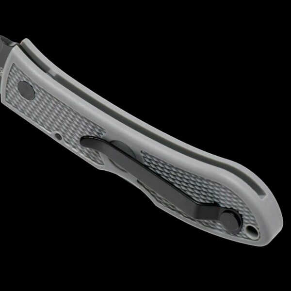 KA-BAR Dozier Folding Hunter-Gray, Black Pocket Clip, STR Edge - Image 5