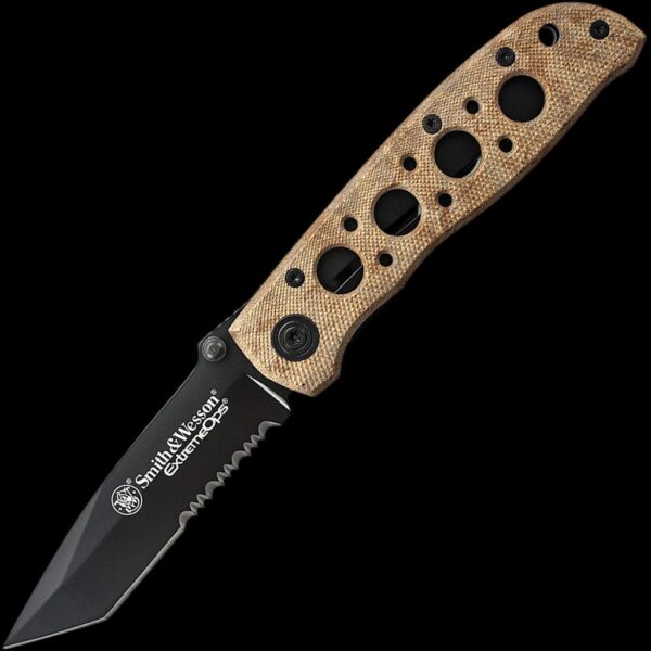 Smith & Wesson Extreme Ops 4.1" Tanto with Desert Handle