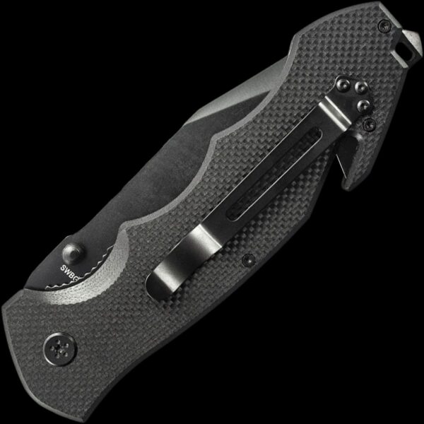 Smith & Wesson Border Guard 5 Tanto Folder - Partially Serrated - Image 2
