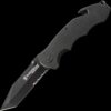 Smith & Wesson Border Guard 5 Tanto Folder - Partially Serrated